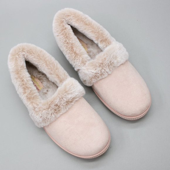 Skechers Ladies 8 Cozy Campfire Memory Foam Faux-Suede/Fur Comfort Slippers - Picture 6 of 12